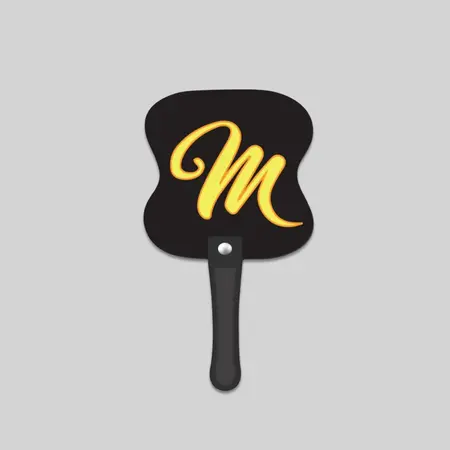 Hour Glass Hand Fan