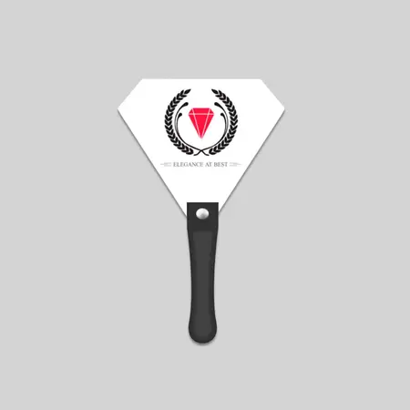 Gem Diamond Hand Fan
