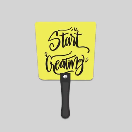 Tapered Hand Fan