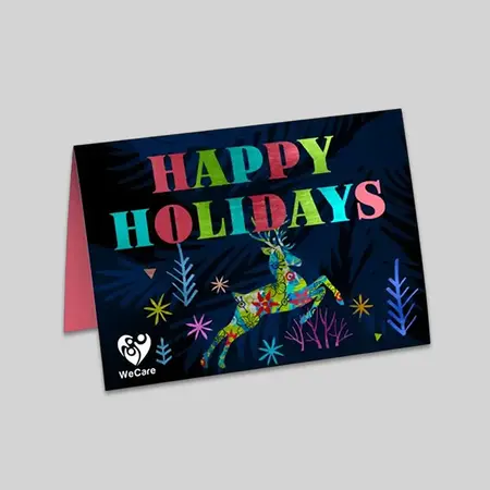 Custom 16PT C2S Akuafoil Greeting Cards