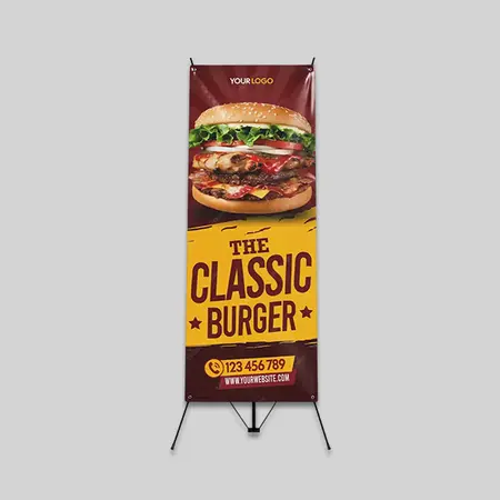 Custom Style X Vertical Banners