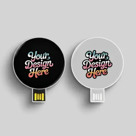 Custom Circle USB
