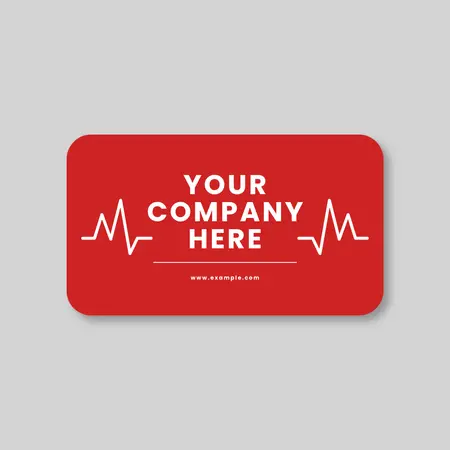 Round Corner Business Card Magnet