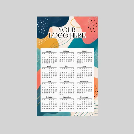 Calendar Square Corner Magnet 3 1/2 x 6