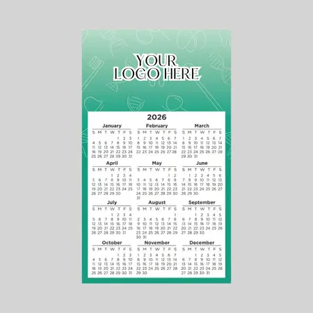 Calendar Sq Crnr Magnet 2-29/32 x 4-15/16