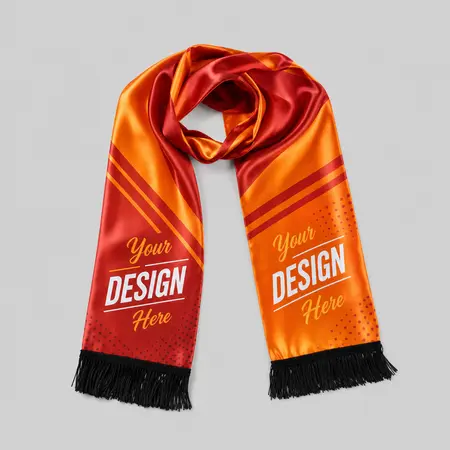 Custom Soccer Fan Scarf