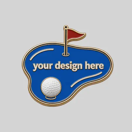 Custom Metal Golf Ball Marker