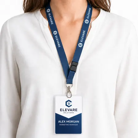 Custom Full Color Lanyard with Badge Holders