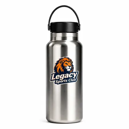 32 oz Stainless Steel Sports Water Bottle