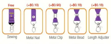 Lanyard Stitching Options (Price On a P)