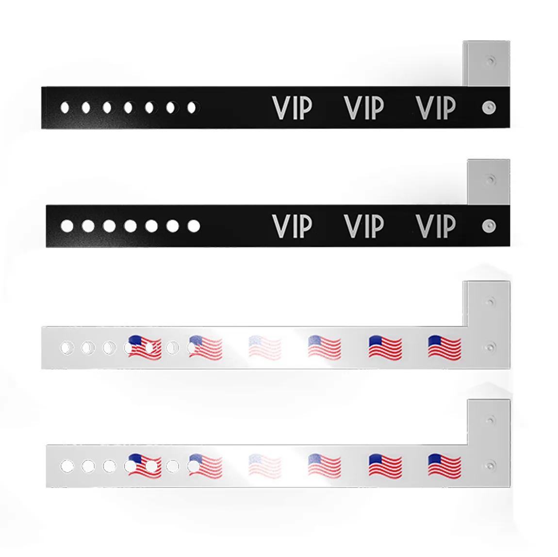 Wristbands - Checkered Vinyl Wristbands