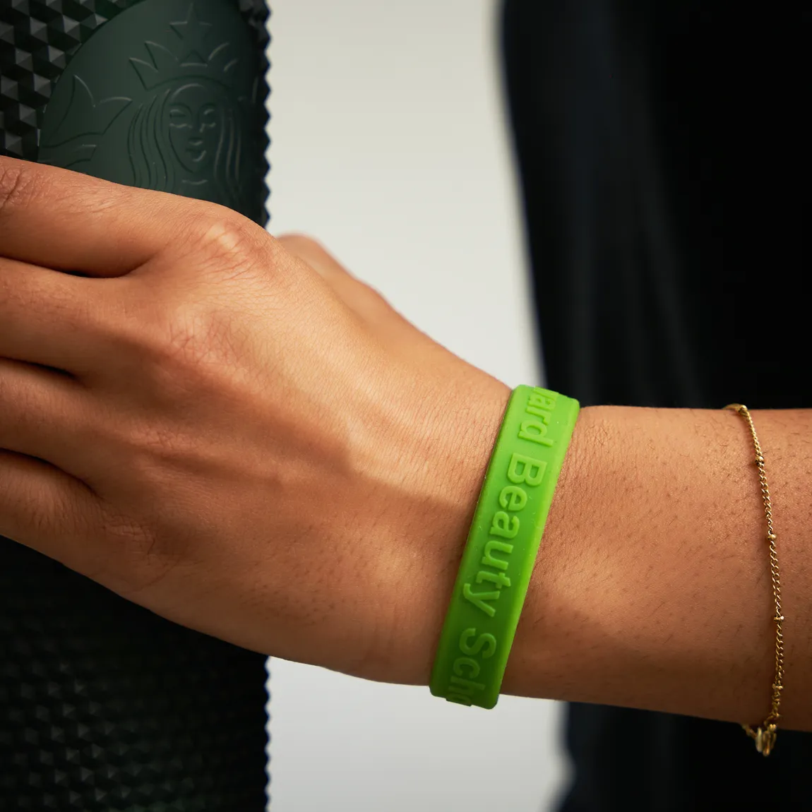 Embossed printed wristbands store