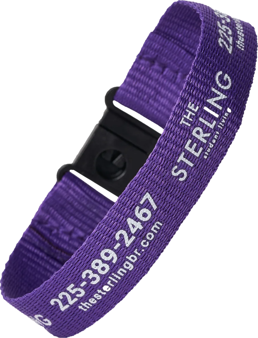 Polyester wristbands deals