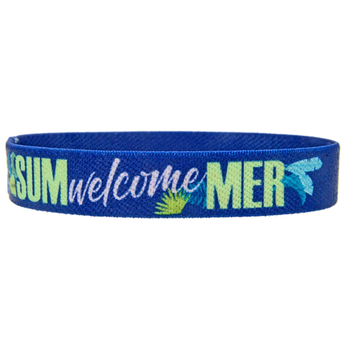 muque logo wristband blue リストバンド Malibu Blue Wristband Bracelet – Hang Loose Bands