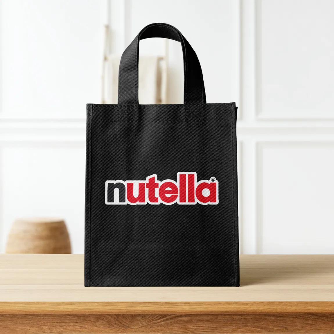 NEW Trader Joe's Logo Canvas Shopping Bag Cotton & Polyester
