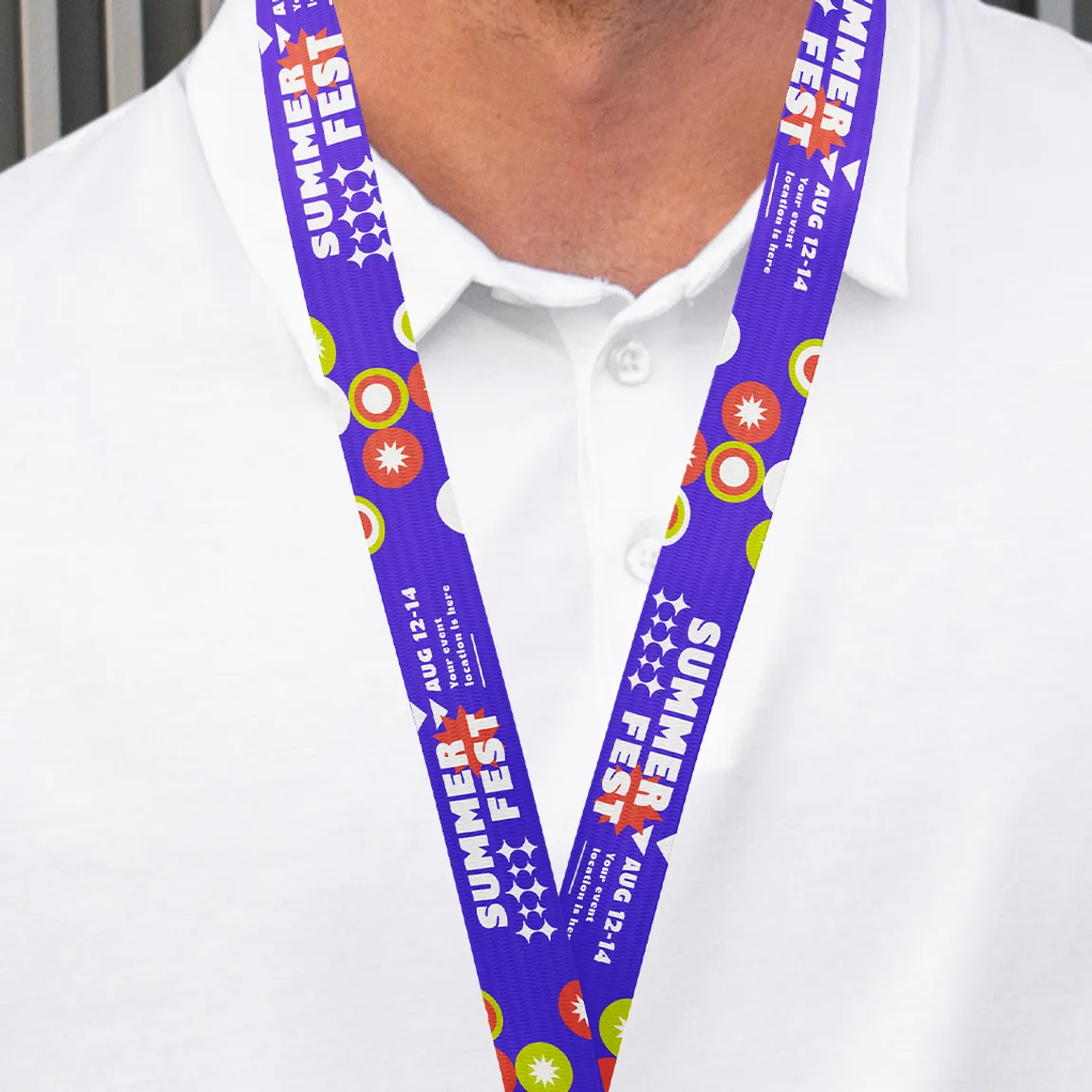 Lanyards & ID Cards - Custom Economy Event Lanyards