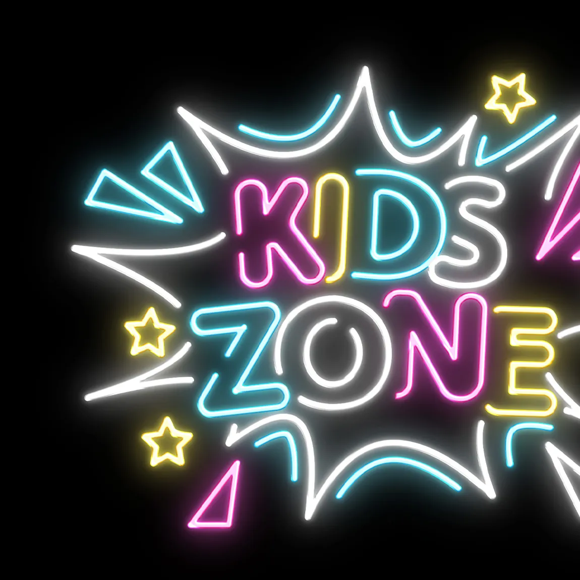 Kids Zone Neon Signs