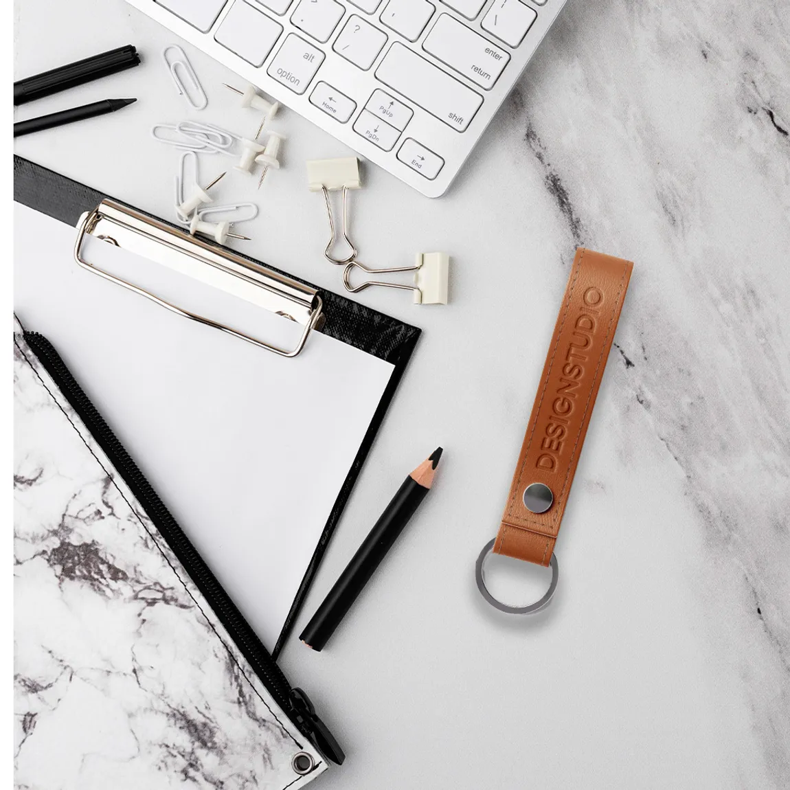 Keychains - Custom Leather Keychains