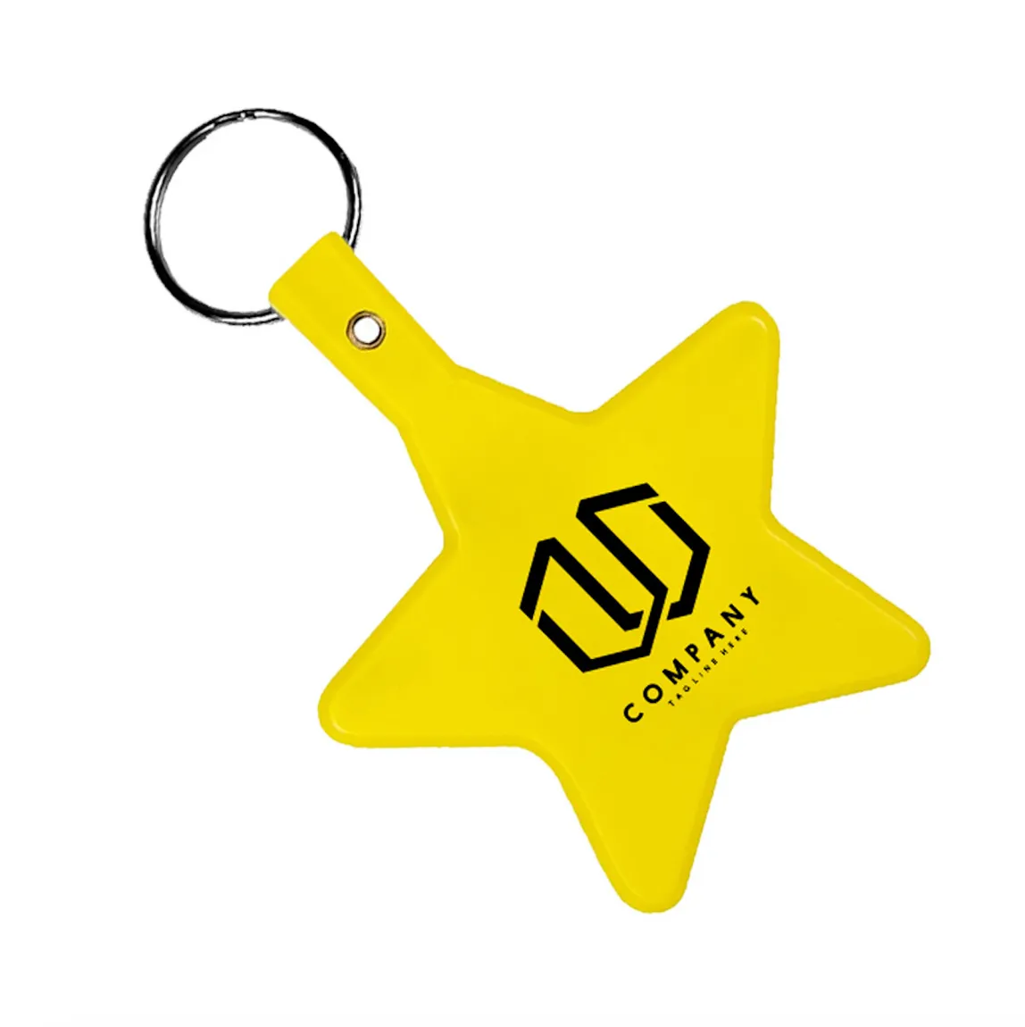 Keychains - Custom Star Flexible Keychains