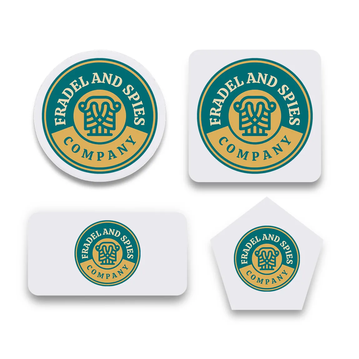 Drinkware custom paper coasters