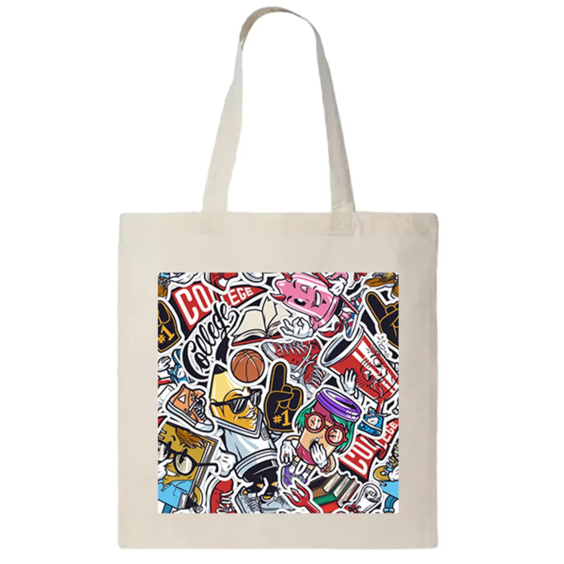 Tote Bags Custom 10 oz Heavy Weight Eco Cotton Tote Bags