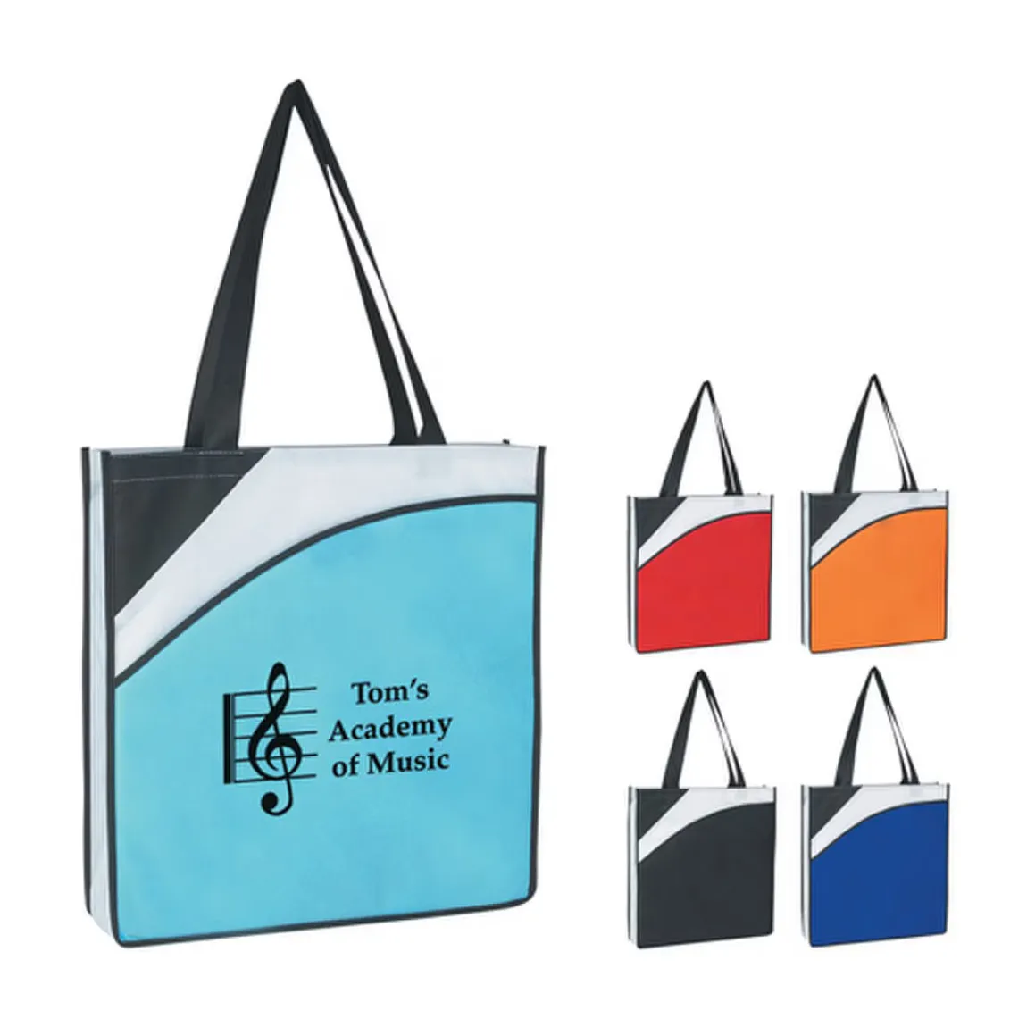 Tote Bags Custom Runway NonWoven Tote Bags
