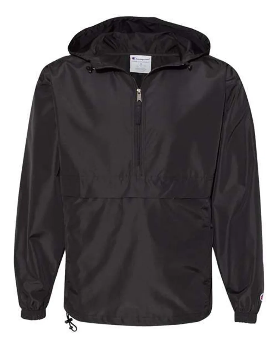 Apparel - Champion Adult Packable Anorak 1/4 Zip Jacket