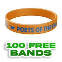 Colorfilled Silicone Wristband Bracelet                 