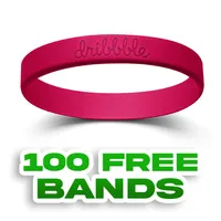 Debossed Silicone Wristband Bracelet   