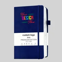 A5 Notebook Planner with Leather Hardcover