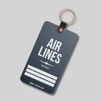 Custom Luggage Tag Keychains