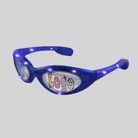LED Blue Novelty Custom Sunglasses 
