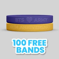 Custom Embossed Wristband EM98409A   