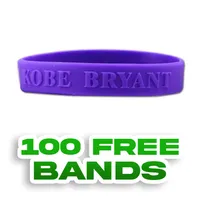 Custom Embossed Silicone Wristbands
