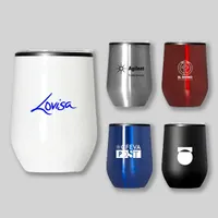 Custom 12oz Economy Wine Tumbler With Lid