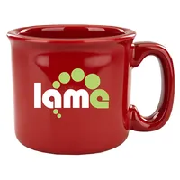 15 Ounce Solid Color Ceramic Campfire Mug