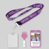 Custom Silk Screen Print Polyester Lanyard 