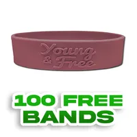 3/4 inch Embossed Wristband 