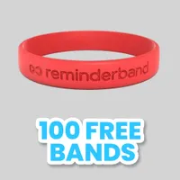 1/2 inch Debossed Wristband 
