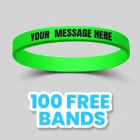 Custom Glow in the Dark Wristband
