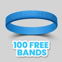 Custom Embossed Wristbands           