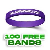 Custom Debossed Colorfilled Wristbands 