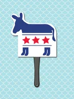 Donkey Outline Hand Fan 