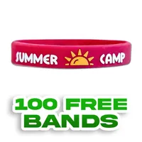 Custom Embossed Printed Silicone Wristbands 