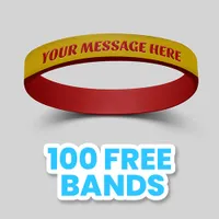 1/2 inch Dual Layered Wristband 