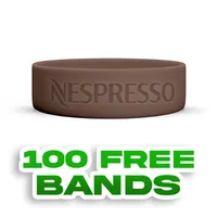 Debossed Silicone Wristband Bracelet            