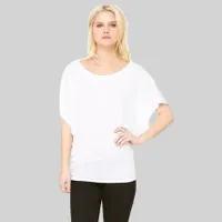 Bella   Canvas Ladies' Flowy Draped Sleeve Dolman T-Shirt