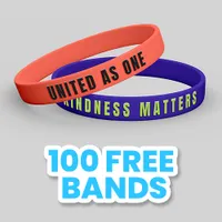 Custom Embossed Printed Silicone Wristbands     