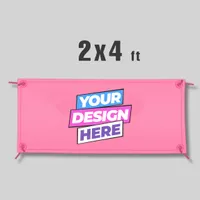 Vinyl Banner 2' x 4'