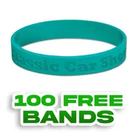 Debossed Silicone Wristband Bracelet          